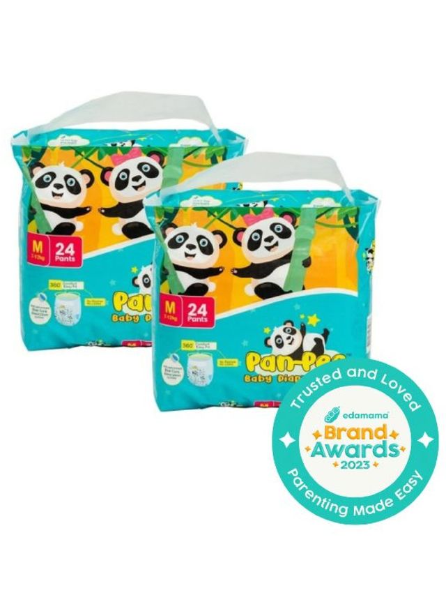 PanPee Baby Diaper Pants Medium (48pcs) edamama